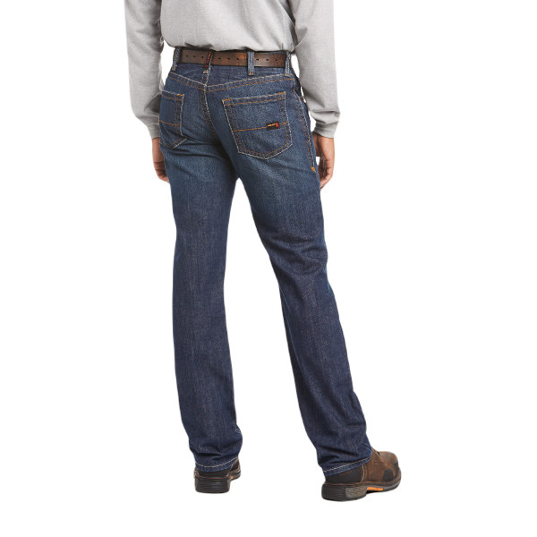 Ariat FR M5 Slim Fit Straight Leg Jeans in Shale